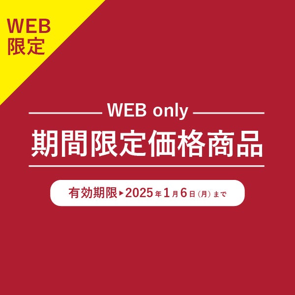 WEB期間限定価格 1/6まで