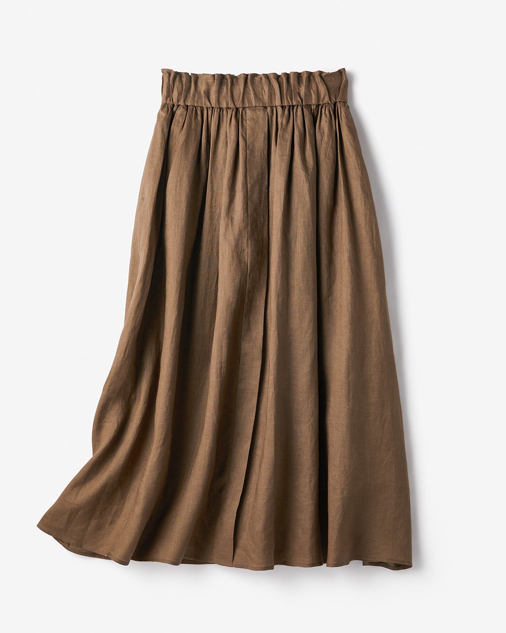 21番フレンチリネン・ギャザーフレアスカート/40代50代からのレディースファッション通販 DoCLASSE