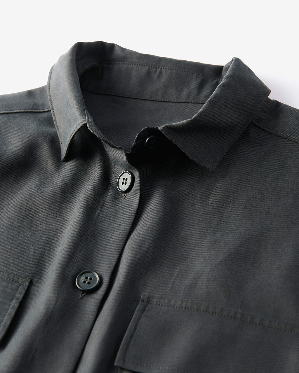 テンセルコットン・CPOシャツジャケット/40代50代からのレディース