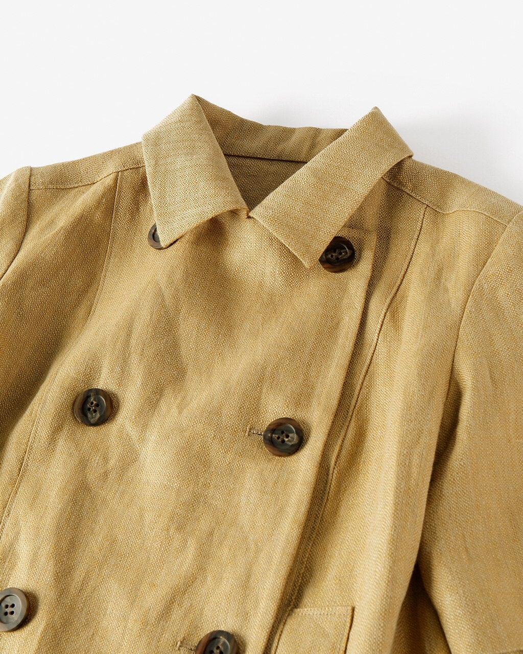 極リネン・五分袖ジャケット/40代50代からのレディースファッション ...