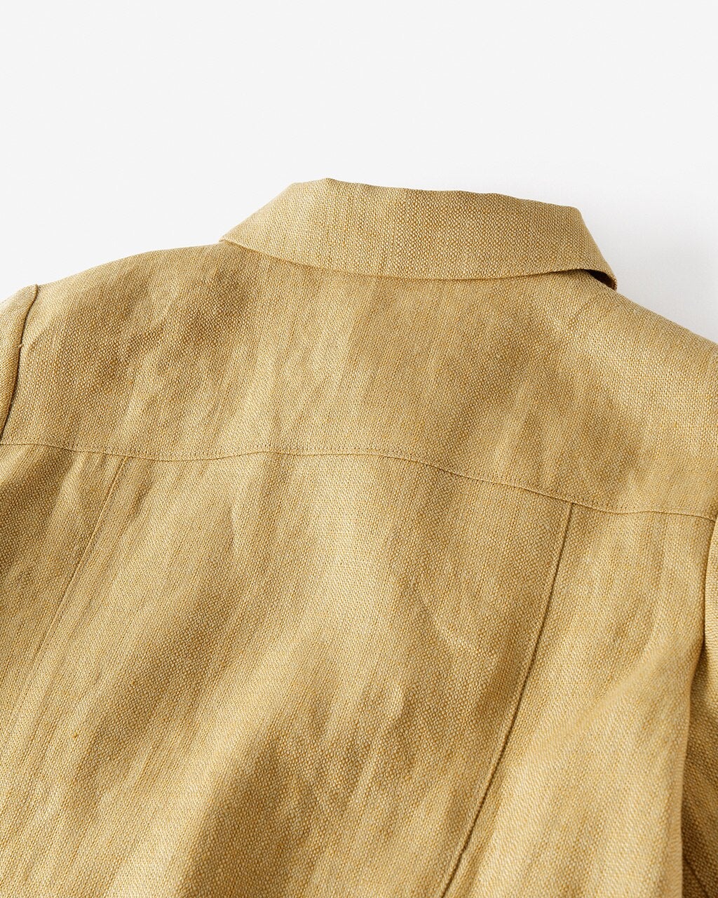 極リネン・五分袖ジャケット/40代50代からのレディース・メンズ