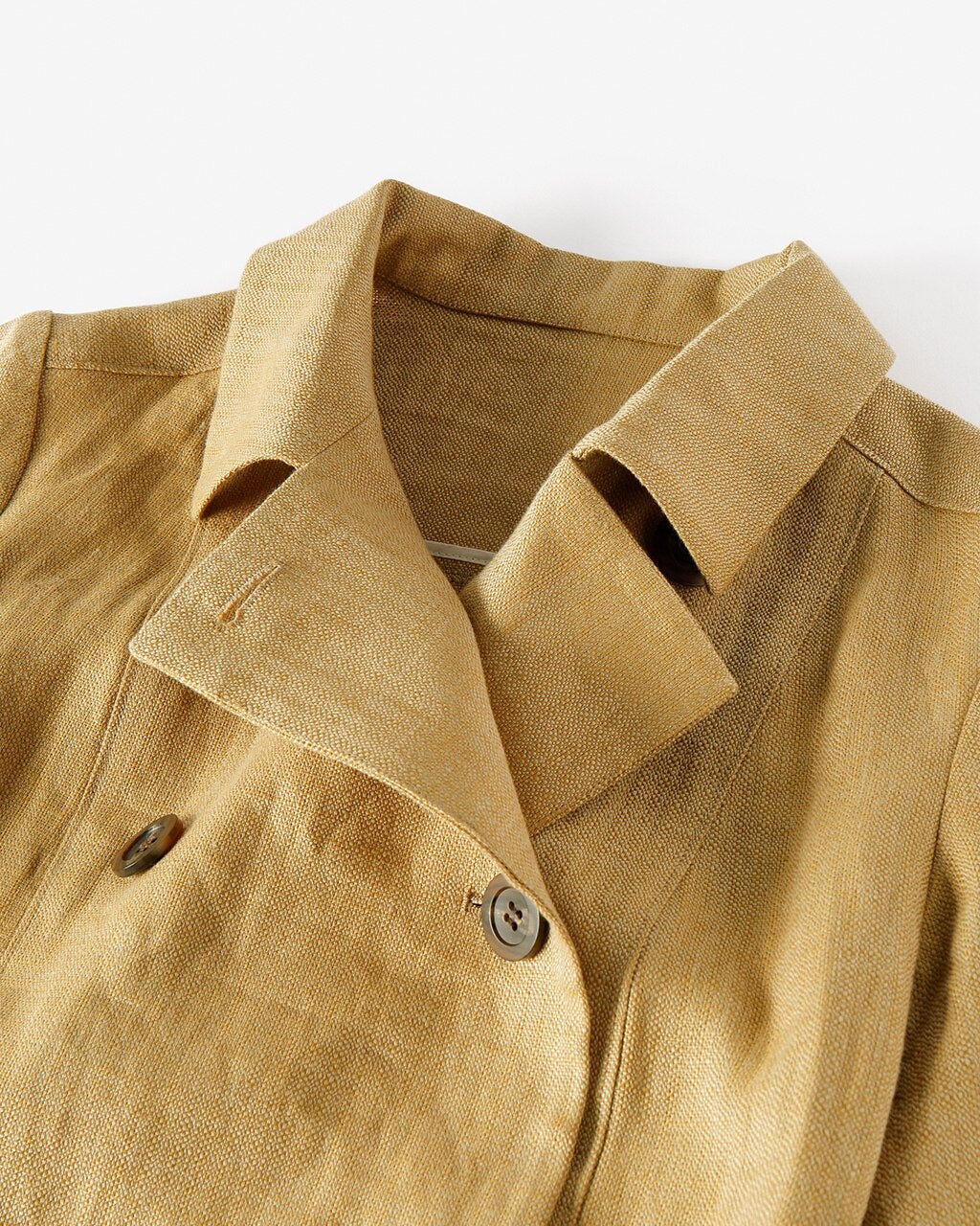 極リネン・五分袖ジャケット/40代50代からのレディース・メンズ