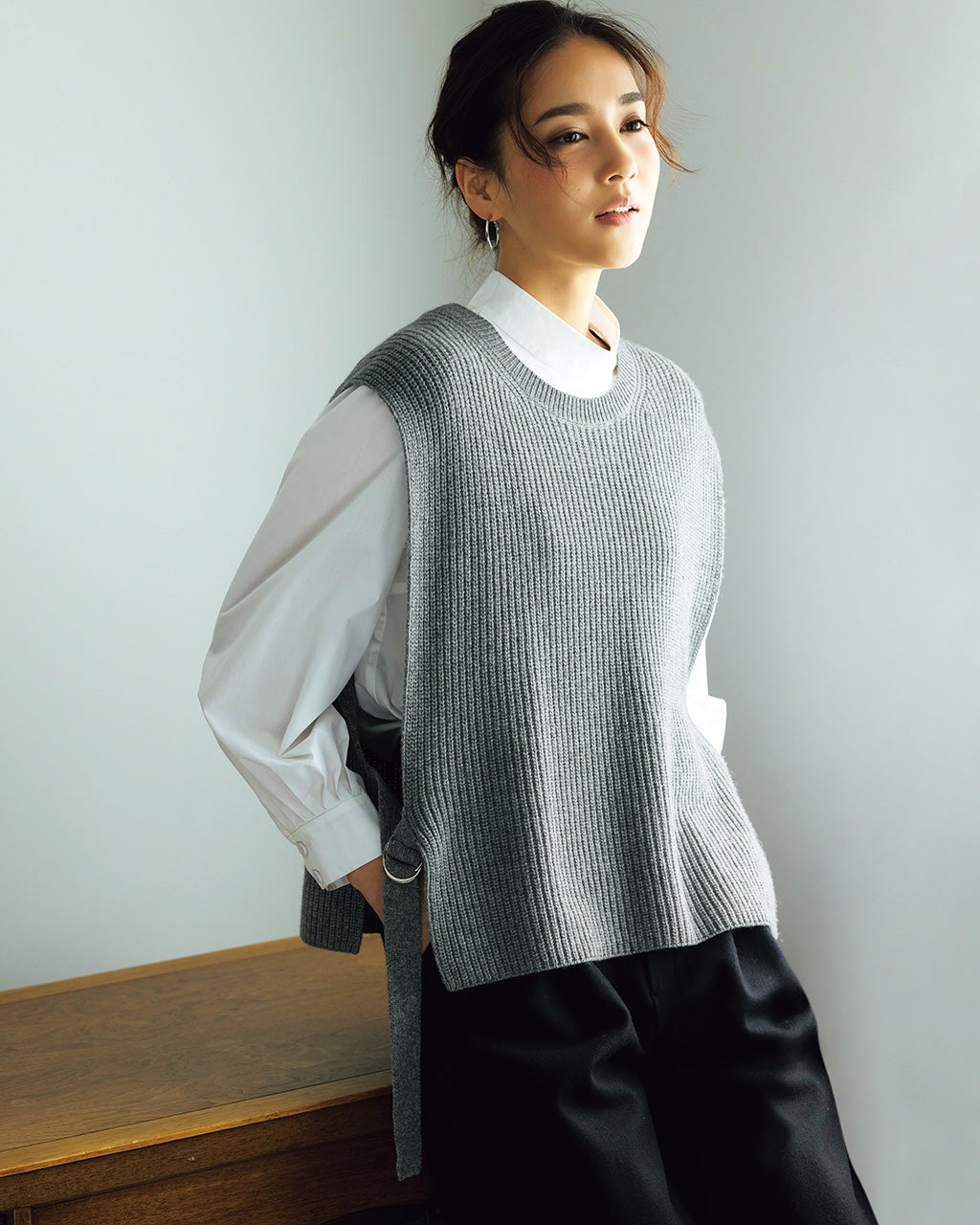 YohjiYamamotoY's ワイズ ハイネック ニットベスト セーター