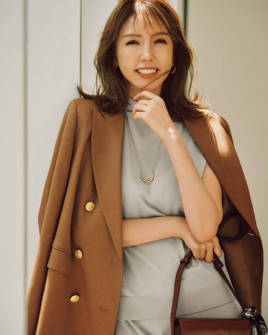 尾州産ミックスウール・ダブルブレストジャケット