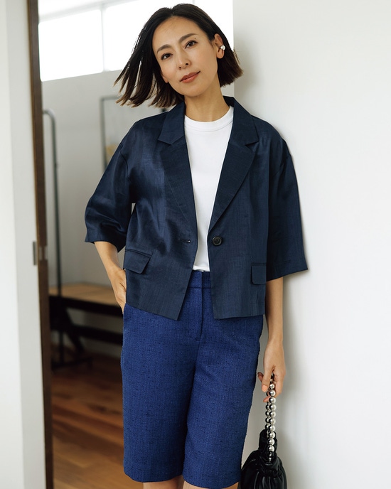 シアーラミー・クロップドジャケット