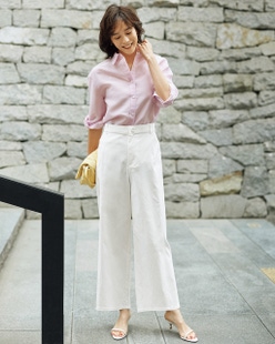 ドライタッチ・サイドシームバレルパンツ