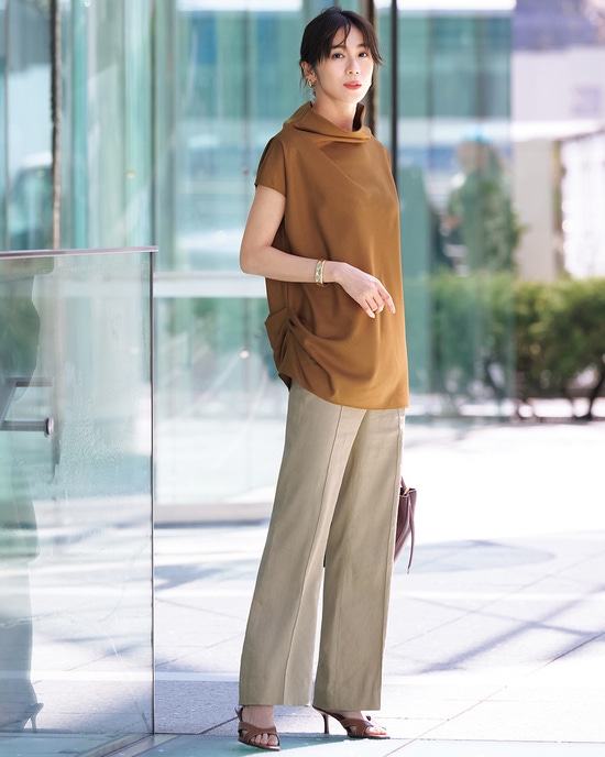 モダンアシメタック・ロングトップス