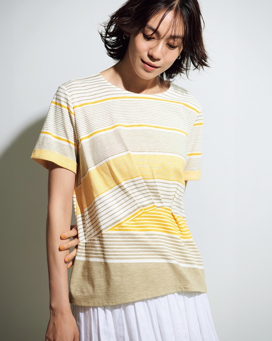 綿スラブ・アシメタックプルオーバー