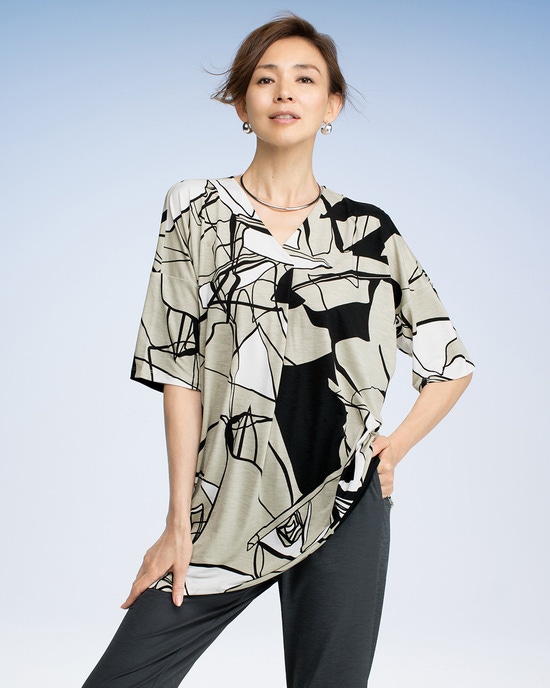 UVスラブ・フロントタックチュニック