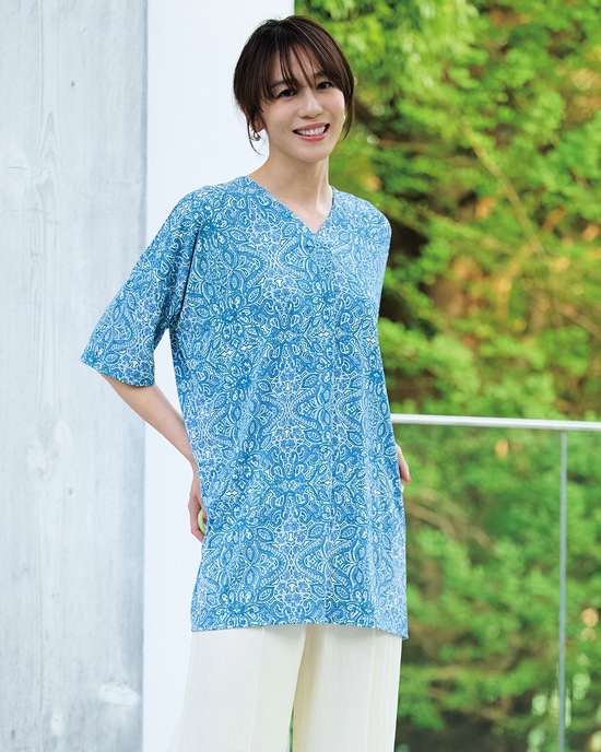 UVスラブ・フロントタックチュニック