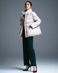 艶Airダウン・スタンドカラーコート