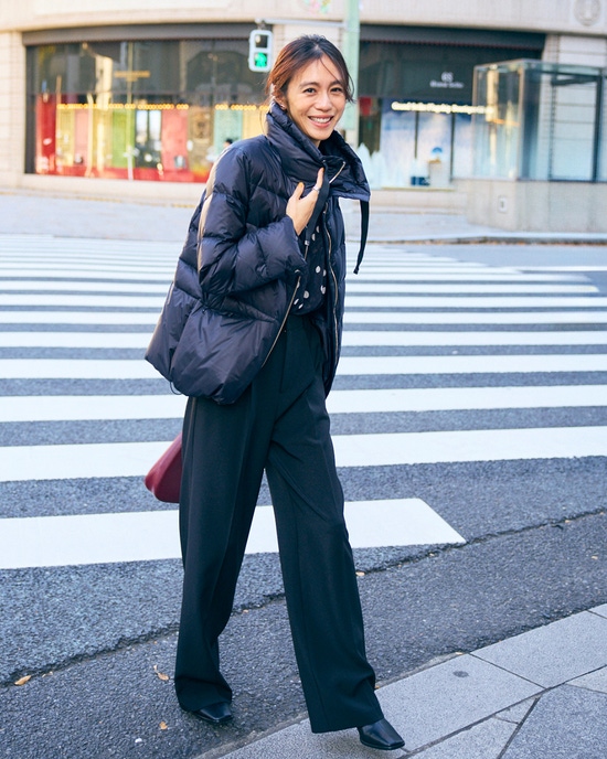 艶Airダウン・スタンドカラーコート