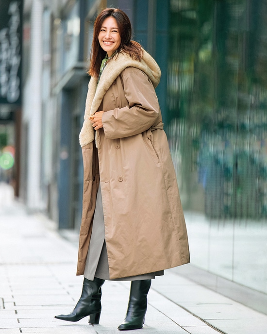 マジカルサーモ・エコファーショールコート