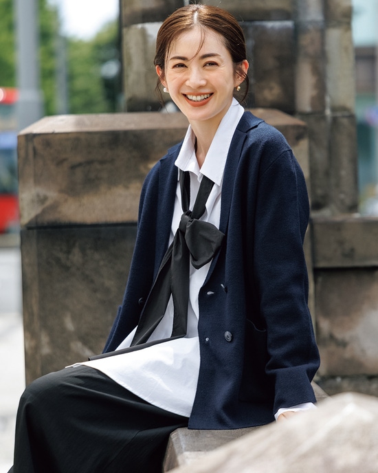 ダブルリブ・ニットテーラードジャケット