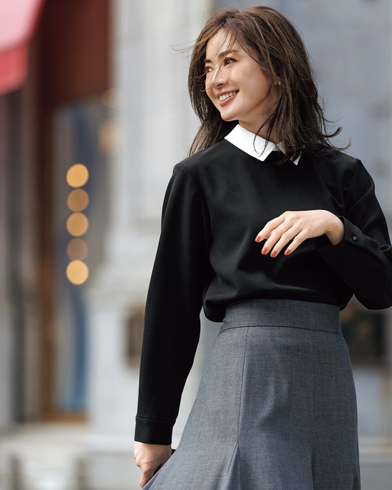 グラシエツイル・2WAY衿ブラウス