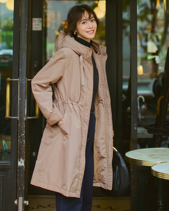 マジカルサーモ・グログランコート/立体フード