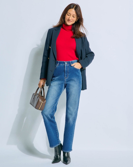 裏ベロアデニム・ストレート/68cm