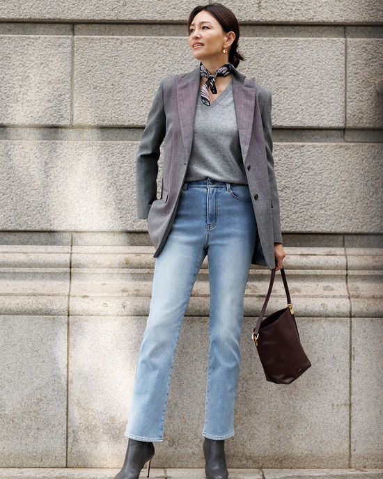 裏ベロアデニム・ストレート/68cm