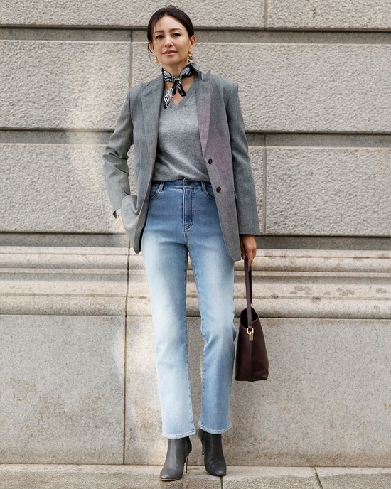 裏ベロアデニム・ストレート/72cm