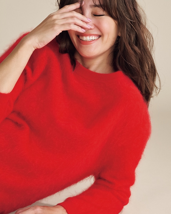 ミンクタッチカシミヤ・セーター