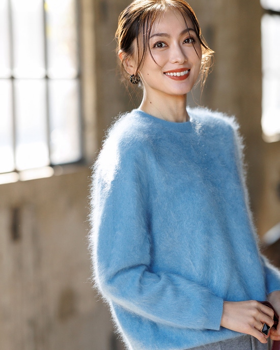 ミンクタッチカシミヤ・セーター