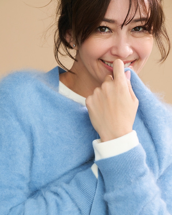 ミンクタッチカシミヤ・カーディガン