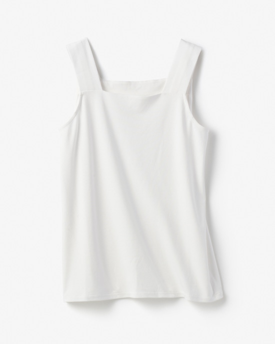 超長綿・スクエアキャミソール