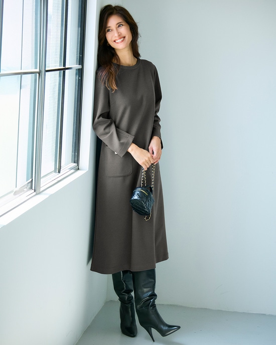 ストレッチポンチ・ポケットワンピース