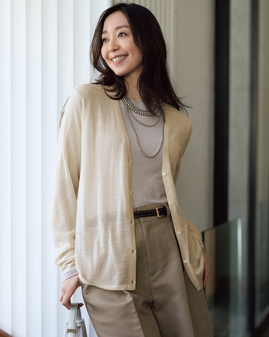 アルパカ混・シアーカーディガン