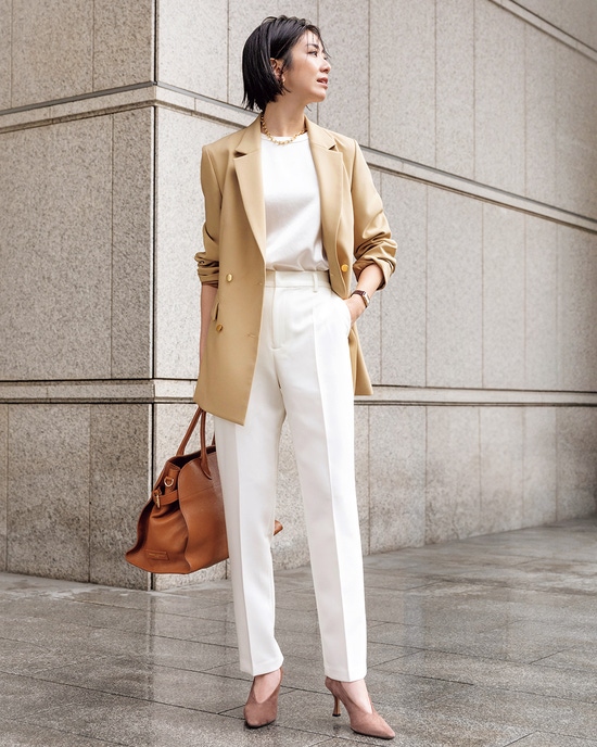 スポンジWクロス・ダブルブレストジャケット