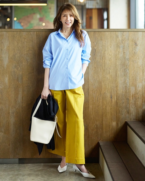 UVイージーケア・抜け感フォルムシャツ