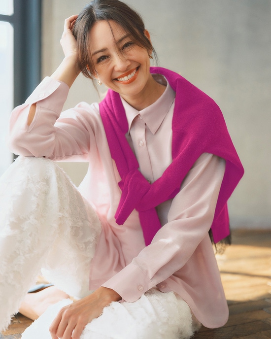 シアーライト・2WAYオーバーシャツ