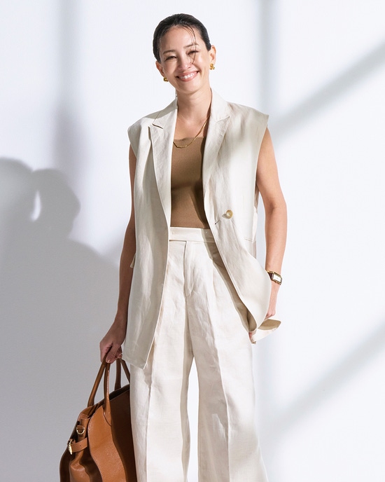 総針ニット・インナースクエアタンク