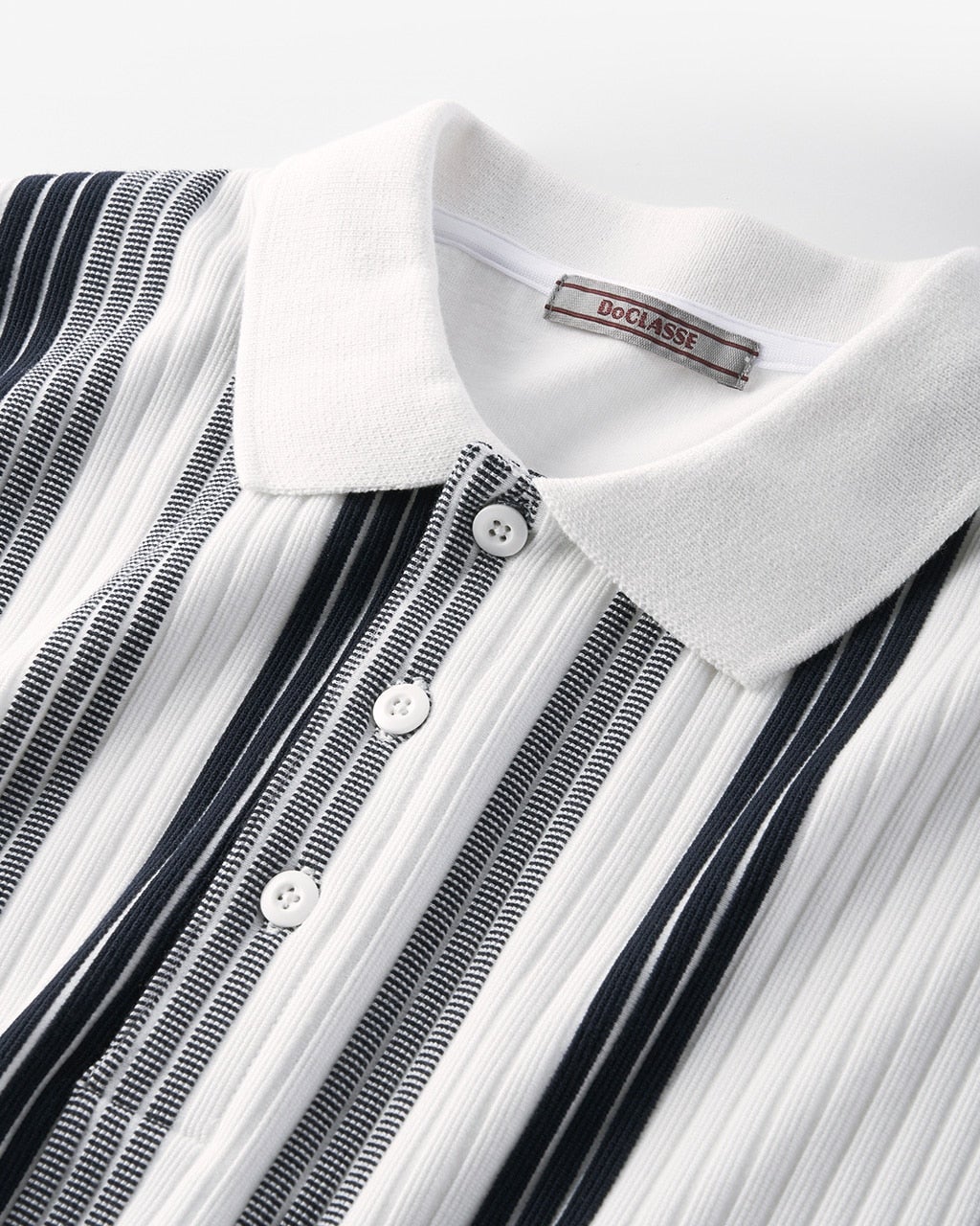 ストライプポロシャツ半袖/40代50代からのメンズファッション通販 DoCLASSE