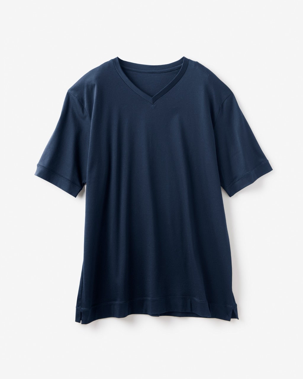 ハイクオリティーVネックTシャツ/40代50代からのメンズファッション 