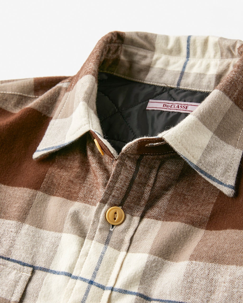 中綿フランネルシャツ/40代50代からのメンズファッション通販 DoCLASSE