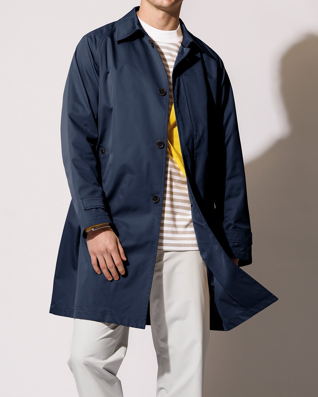 ● XLARGE  ステンカラー　コート　薄手　コットン　ジャケット