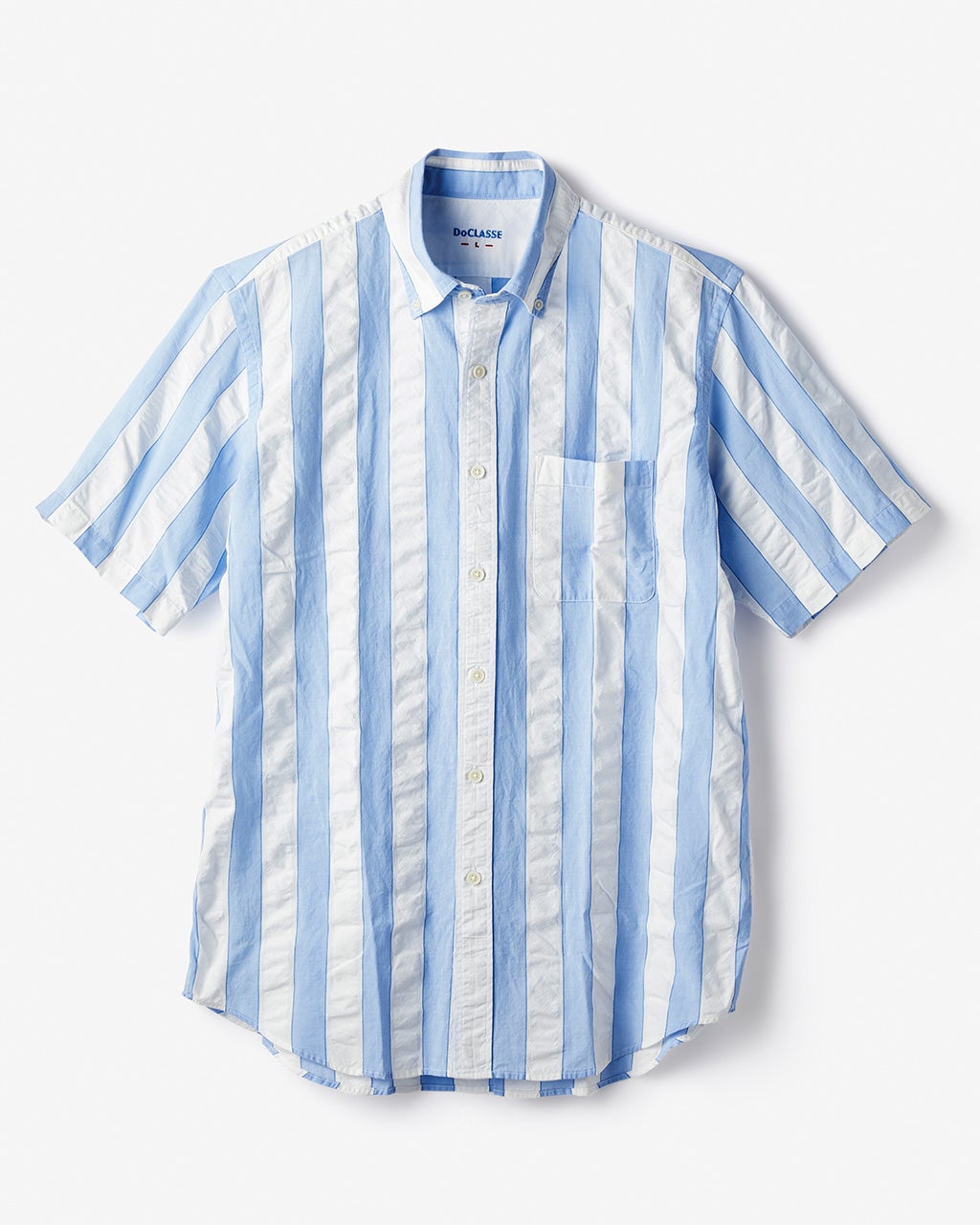 ライトコットン・シアサッカーシャツ半袖/40代50代からのメンズファッション通販 DoCLASSE