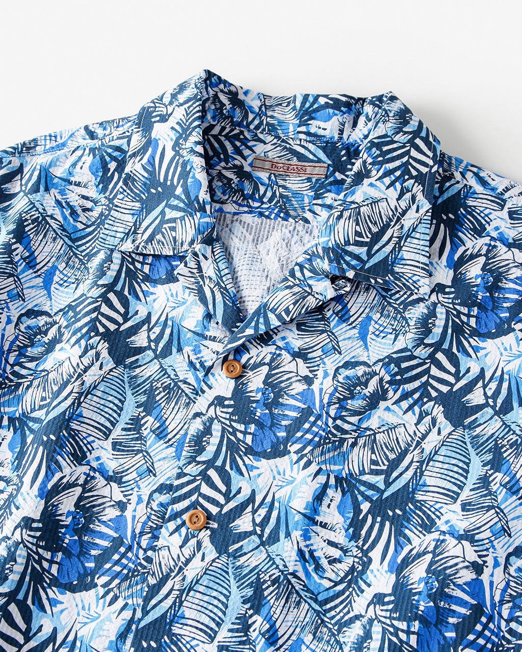 ハワイアンシアサッカーシャツ・半袖/40代50代からのレディース