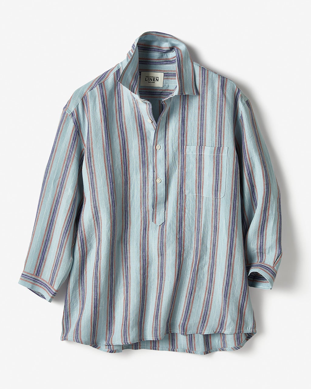 リネンプルオーバーシャツ/40代50代からのメンズファッション通販 DoCLASSE