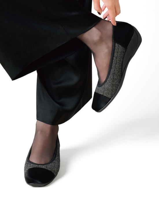 撥水バイカラーパンプス2