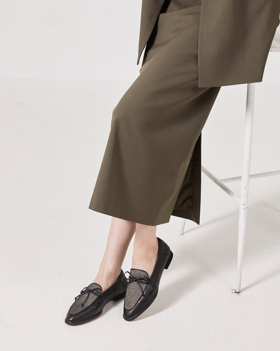 ソフトレザーリボンローファー fs 270