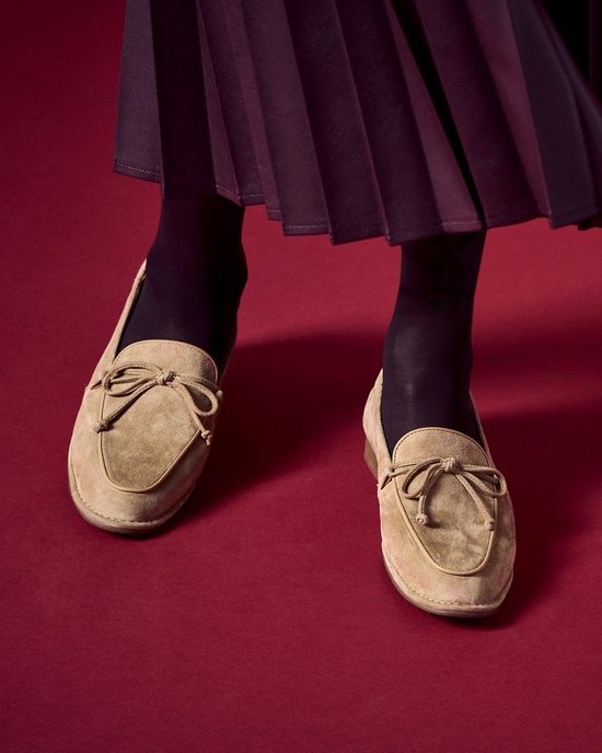 ソフトレザーリボンローファー fs 270