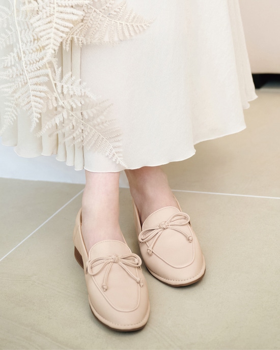 ソフトレザーリボンローファー fs 270