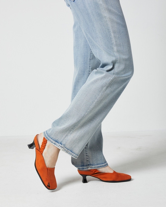 ヒールカップシャーリングストラップシューズ