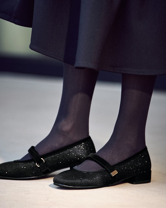 キラキラストラップバレエ800