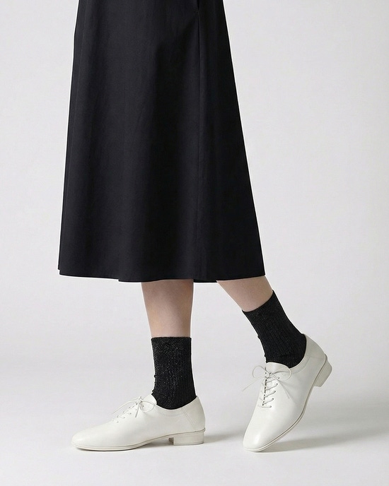 撥水レースアップシューズ801