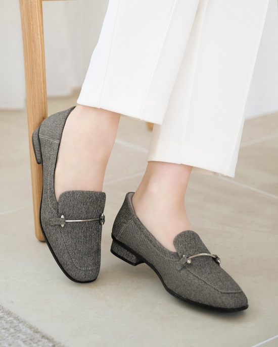 撥水ソフトストレッチローファー801