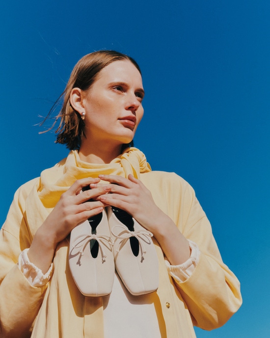 撥水ストレッチスクエアバレエ261