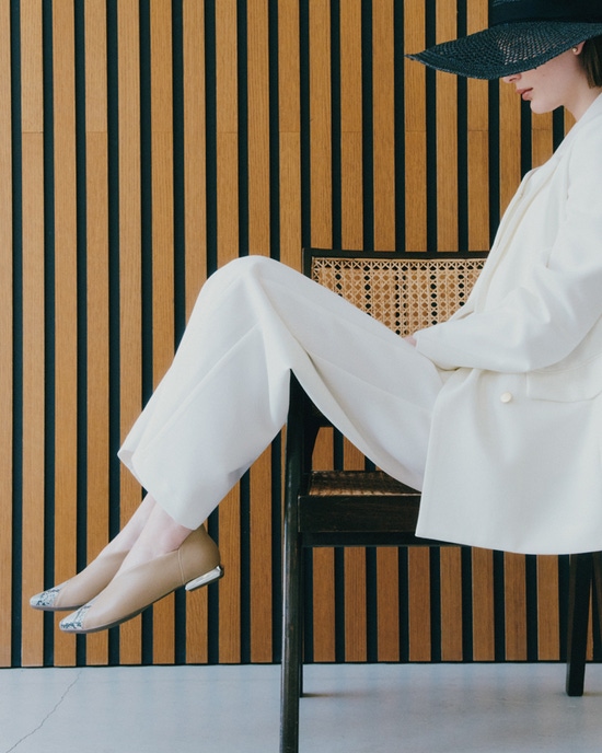 撥水ストレッチポインテッドバレエ251